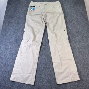 Kuhl Free Range Pant Womens 8 Long Light Khaki Outdoor Hiking NWT 34 Inseam